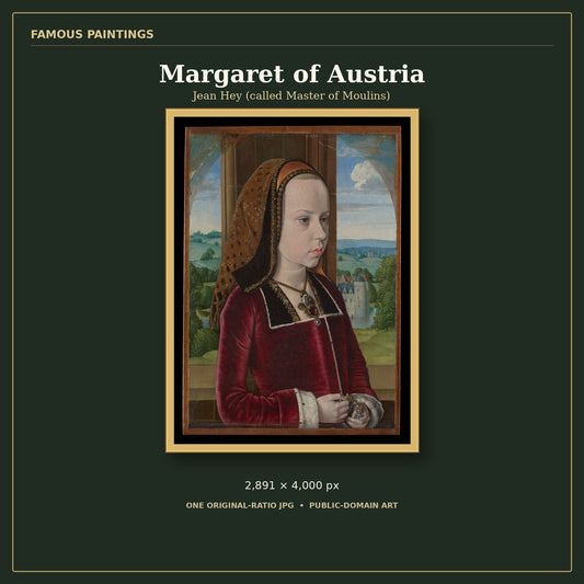 Margaret of Austria by Jean Hey (called Master of Moulins), cover preview