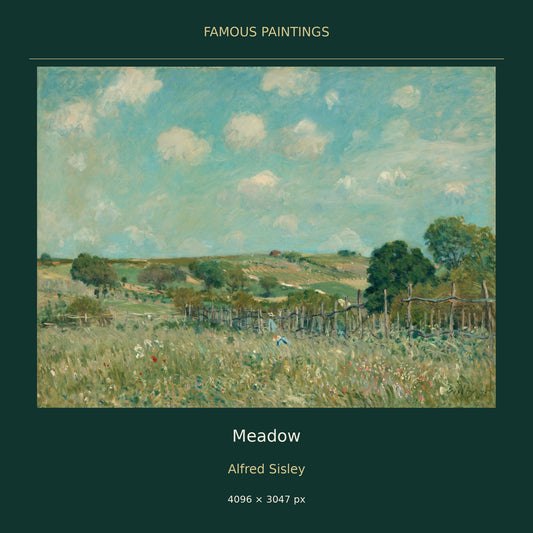 Meadow by Alfred Sisley — cover