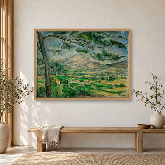 Mont Sainte-Victoire by Paul Cézanne — room mockup