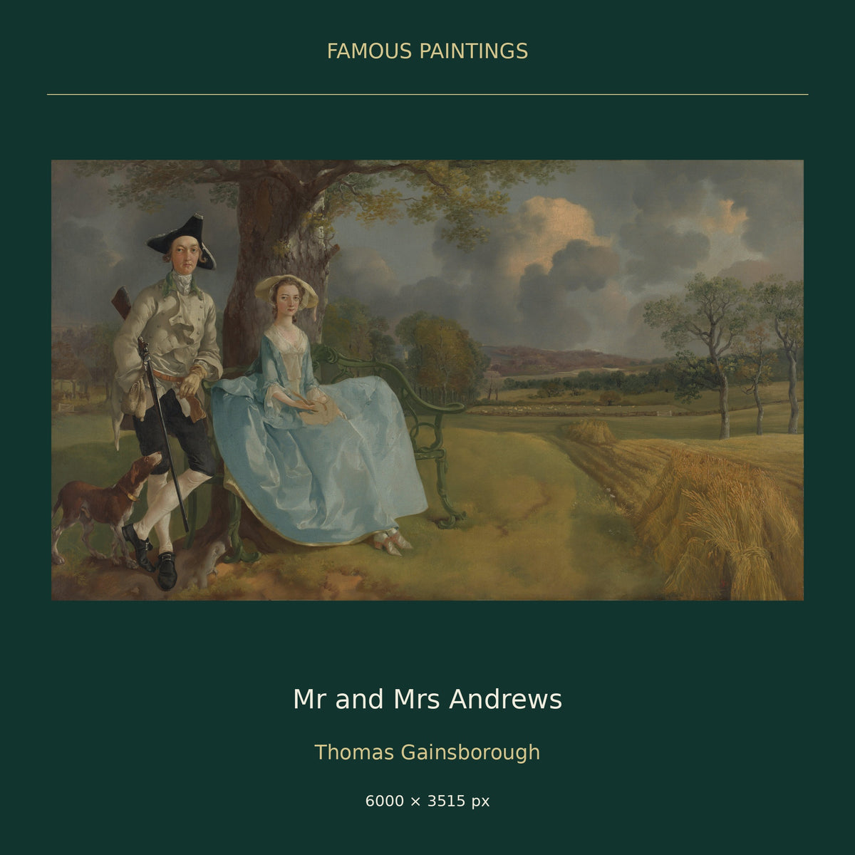 Mr and Mrs Andrews by Thomas Gainsborough — cover