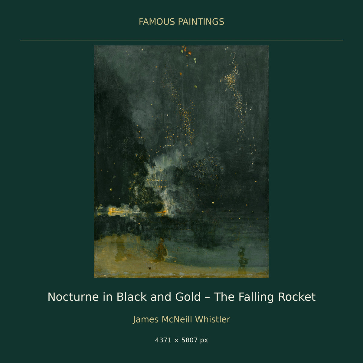 Nocturne in Black and Gold – The Falling Rocket by James McNeill Whistler — cover