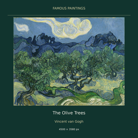 The Olive Trees by Vincent van Gogh — cover