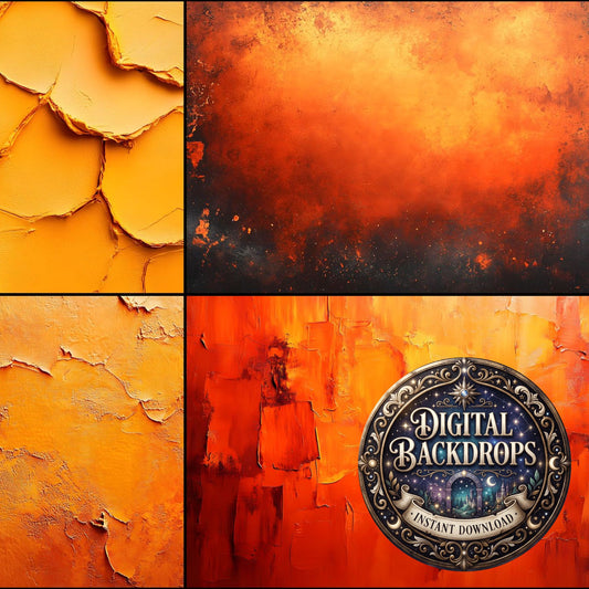 Orange Textured Ethereal Backdrop Images