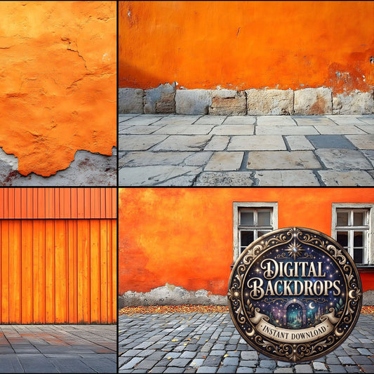 Orange Wall Texture Backdrop Images