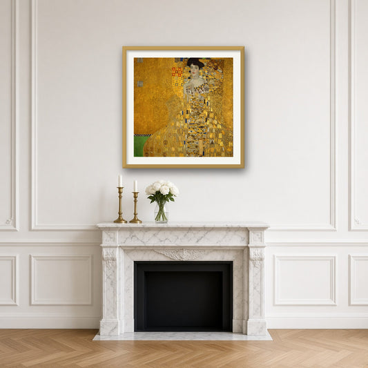 Portrait of Adele Bloch-Bauer I by Gustav Klimt — room mockup