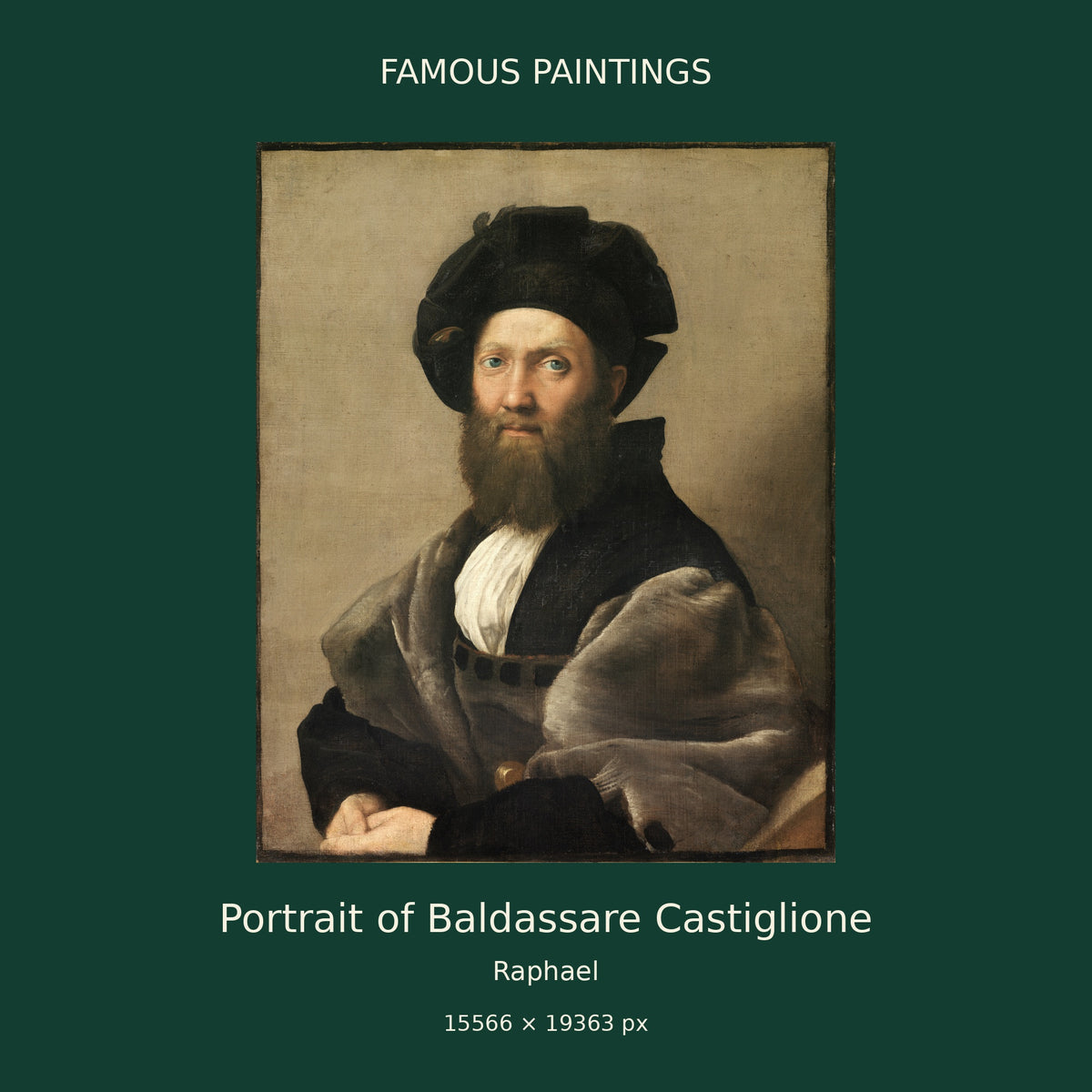 Portrait of Baldassare Castiglione by Raphael — 01 cover