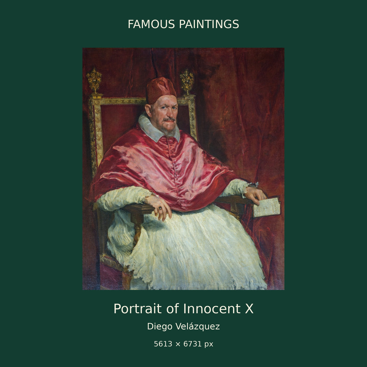 Portrait of Innocent X by Diego Velázquez — 01 cover