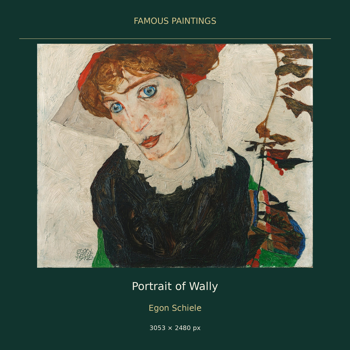 Portrait of Wally by Egon Schiele — cover