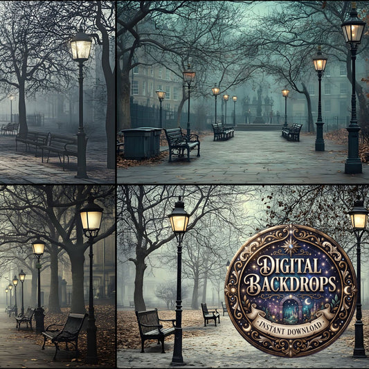 Quiet Victorian London Backdrop Images