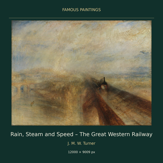 Rain, Steam and Speed – The Great Western Railway by J. M. W. Turner — painting cover