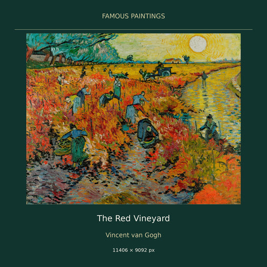 The Red Vineyard by Vincent van Gogh — cover