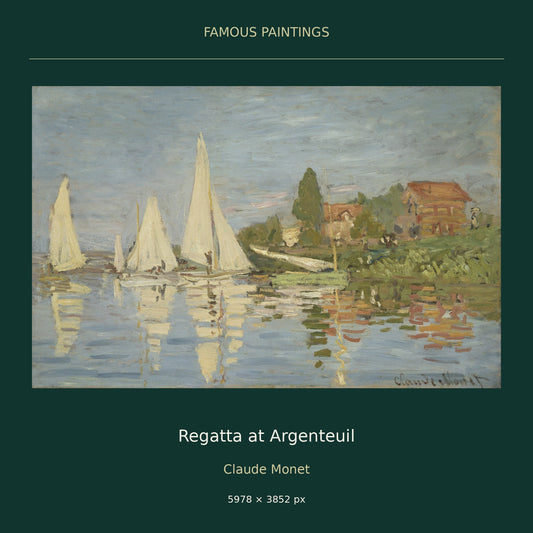 Regatta at Argenteuil by Claude Monet — cover