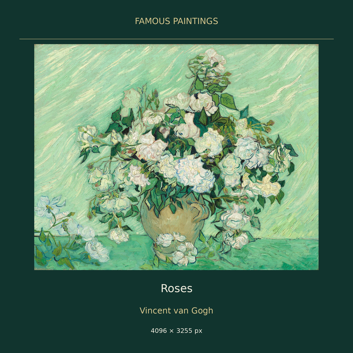 Roses by Vincent van Gogh — cover