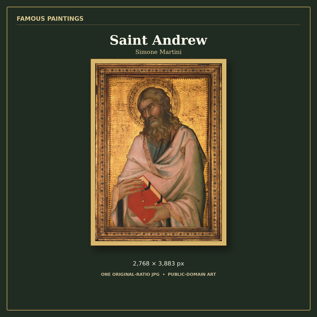 Saint Andrew by Simone Martini, cover preview