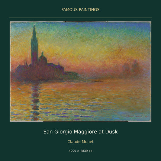 San Giorgio Maggiore at Dusk by Claude Monet — cover