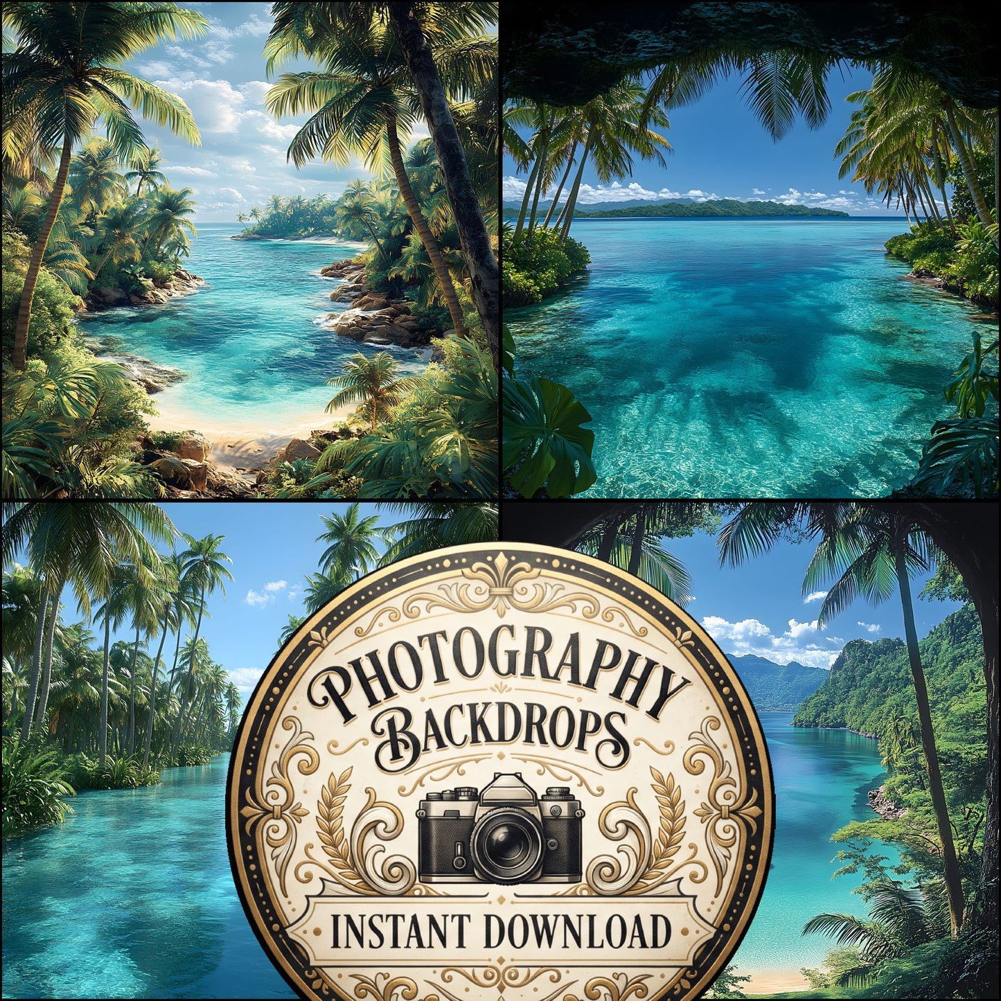 Sapphire Blue Backdrop Images
