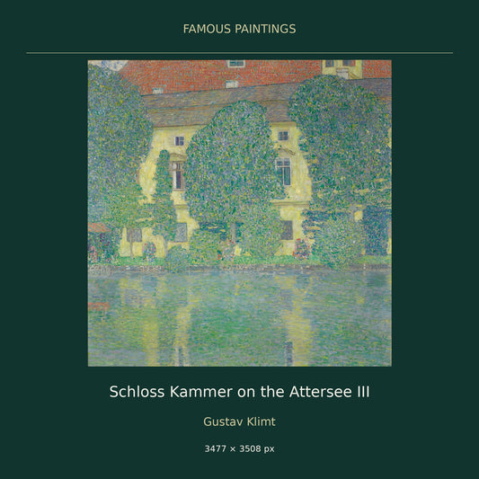 Schloss Kammer on the Attersee III by Gustav Klimt — cover