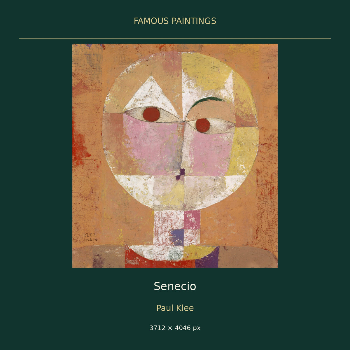 Senecio by Paul Klee — cover