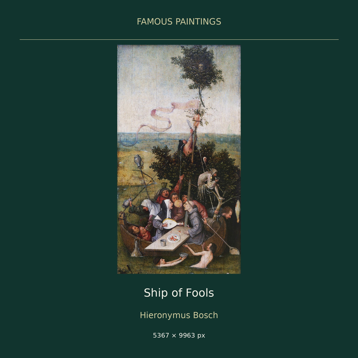 Ship of Fools by Hieronymus Bosch — cover