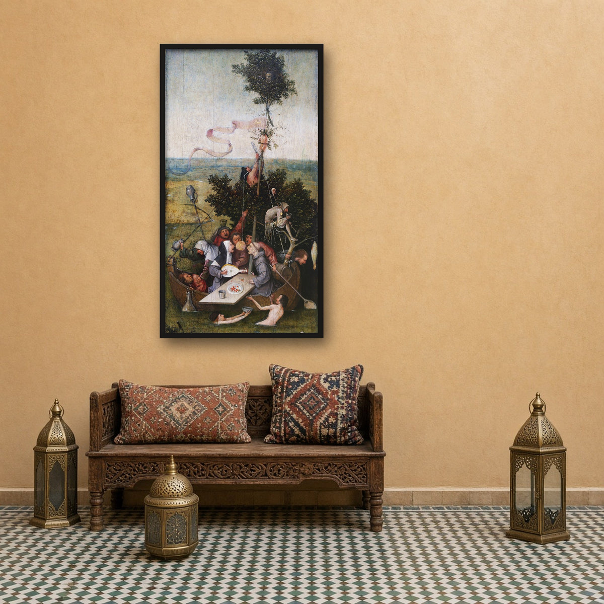 Ship of Fools by Hieronymus Bosch — room mockup