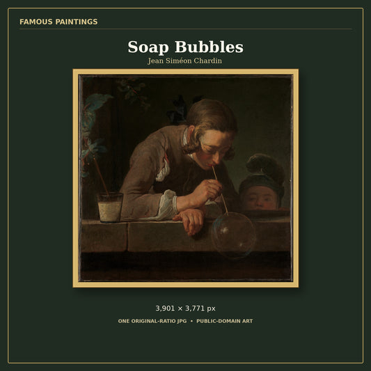 Soap Bubbles by Jean Siméon Chardin, cover preview