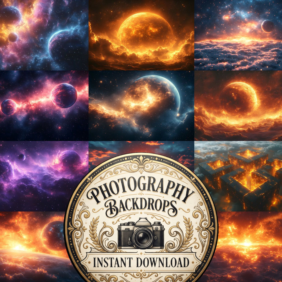Space Planetfantasy Backdrop Images