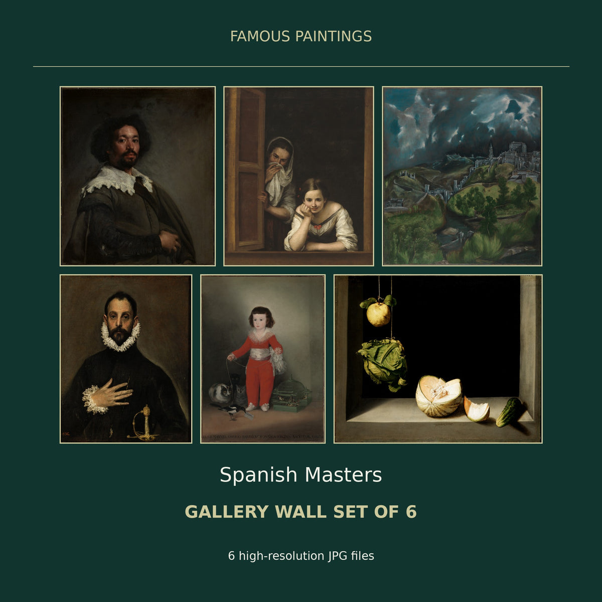 Spanish Masters Gallery Wall Set of 6 — cover