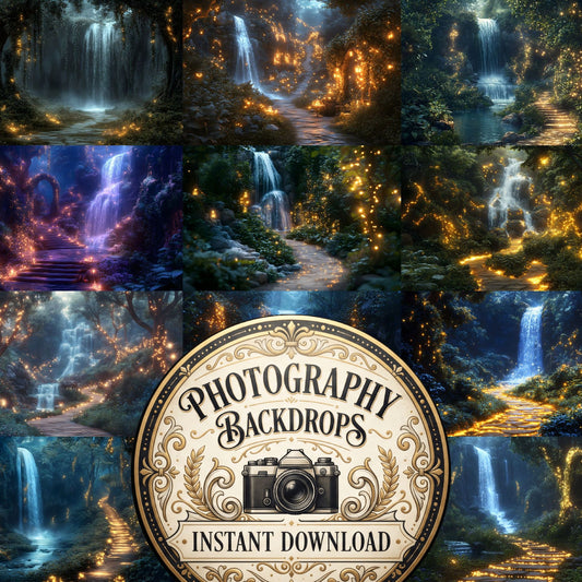 Sparkling Fairytale Forest Backdrop Images