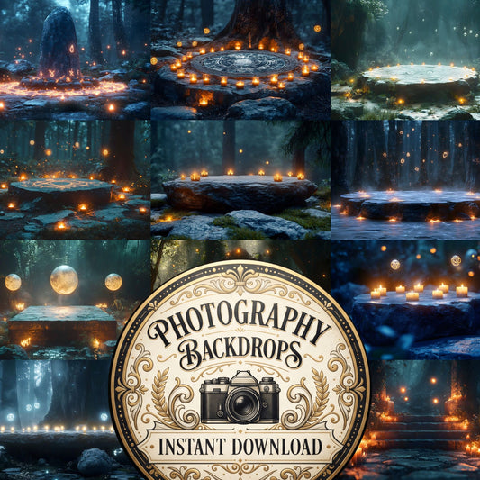 Spellcasting Altar Backdrop Images