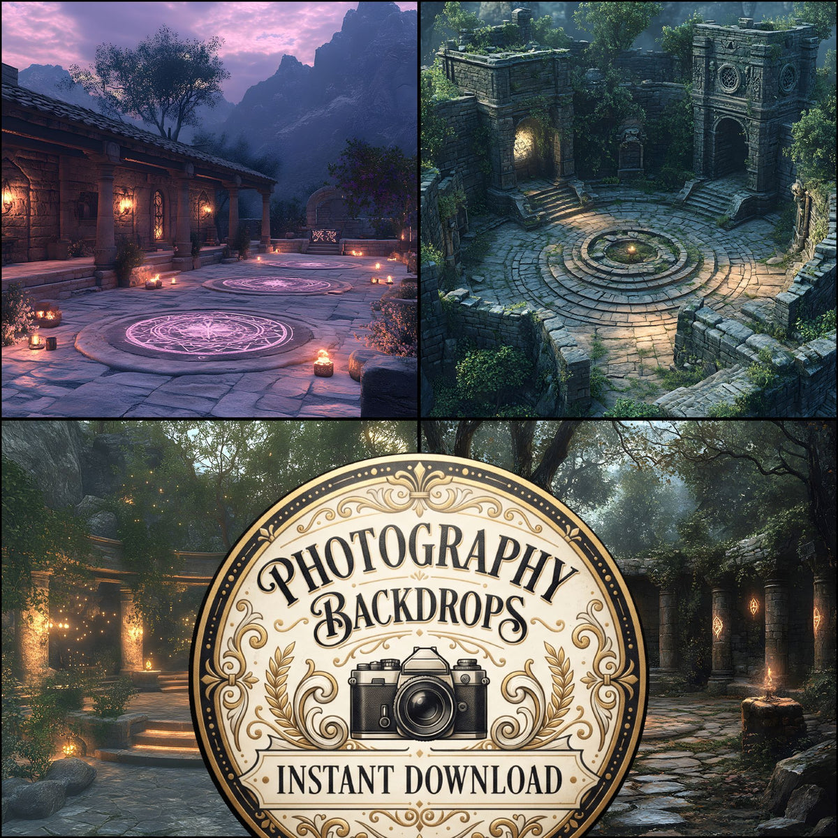 Spellcasting Arena Backdrop Images