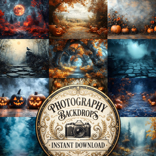 Spooky Forest Path Backdrop Images