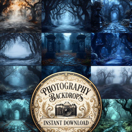 Spooky Forest Backdrop Images