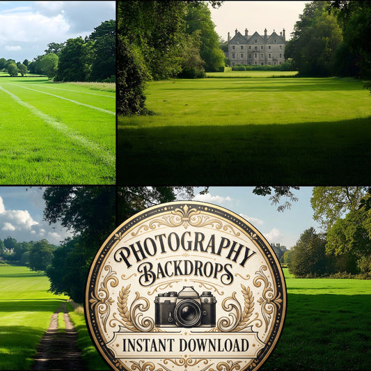 Sprawling Countryside View Backdrop Images