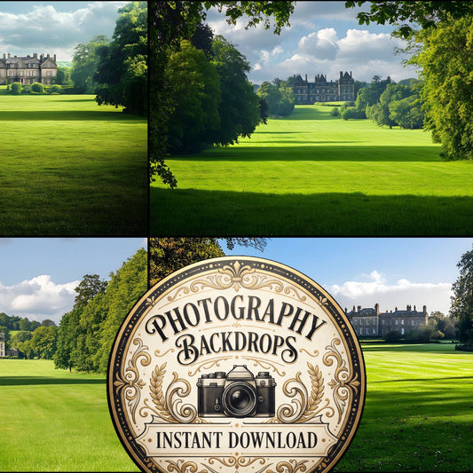 Sprawling Countryside View Backdrop Images