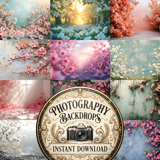 Spring Blossom Escape Backdrop Images