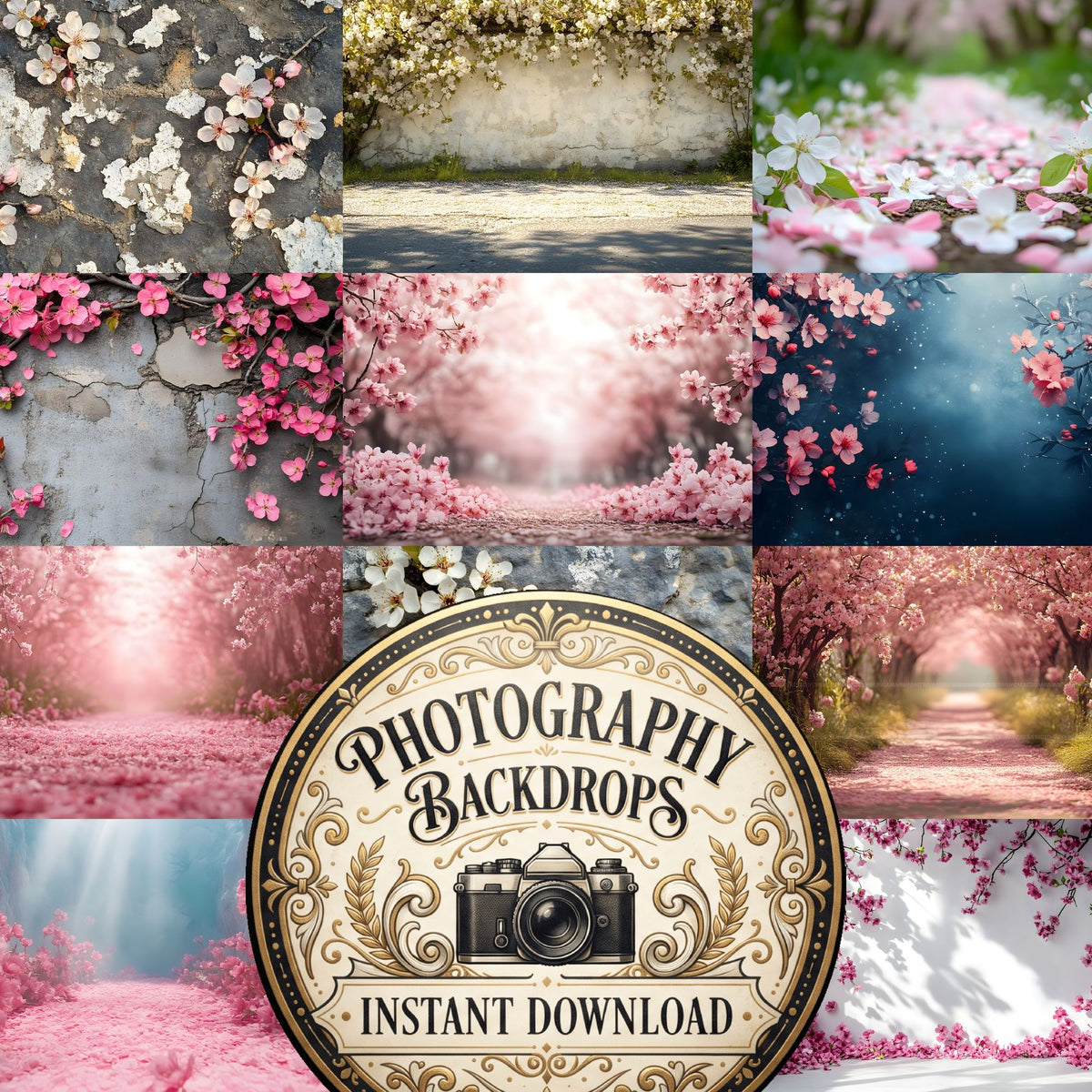 Spring Blossom Escape Backdrop Images
