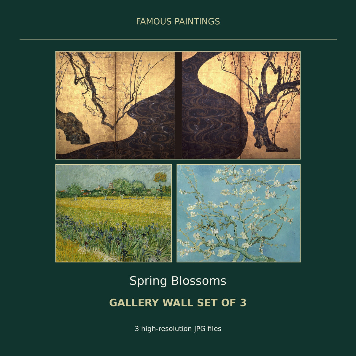 Spring Blossoms Gallery Wall Set of 3 — cover