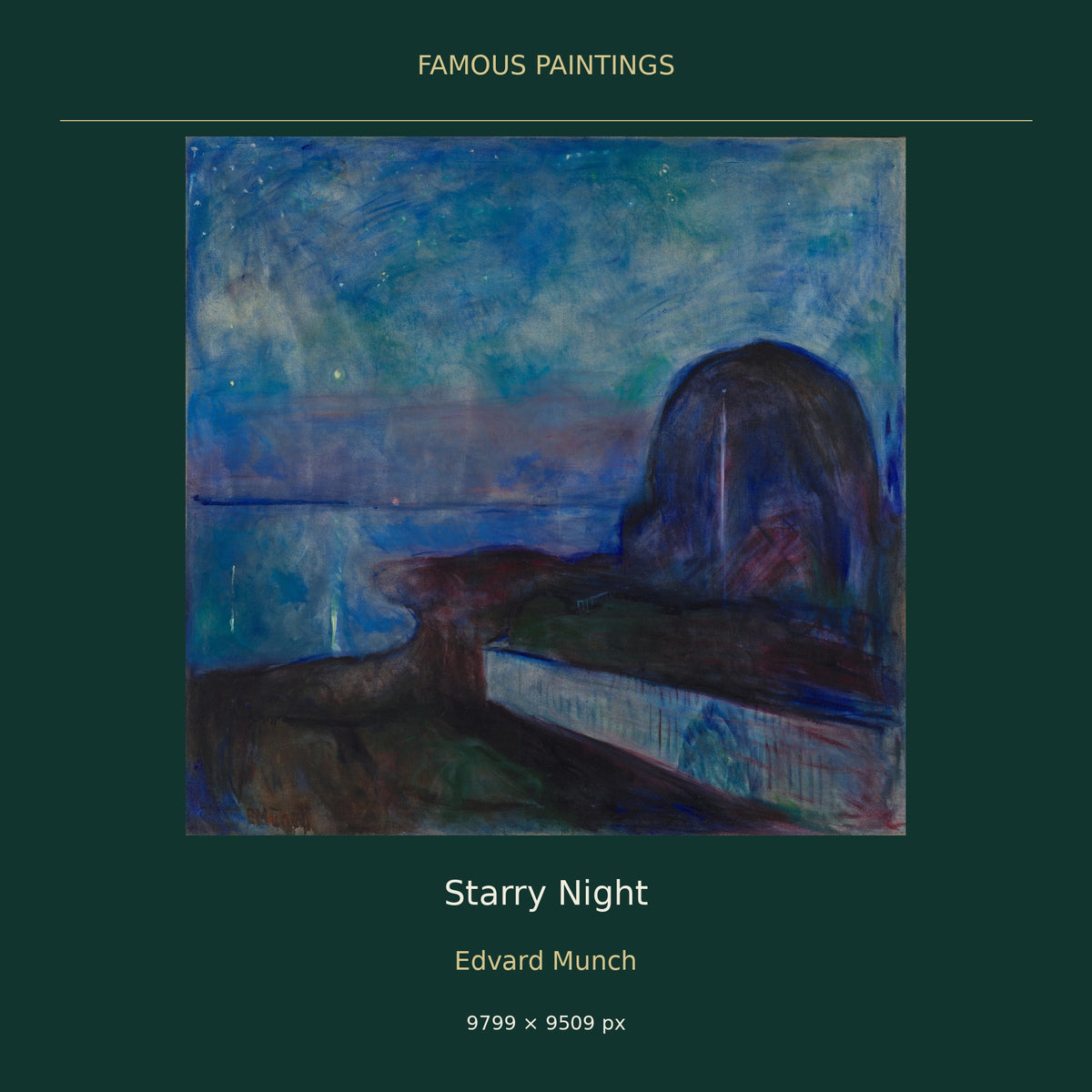 Starry Night by Edvard Munch — cover