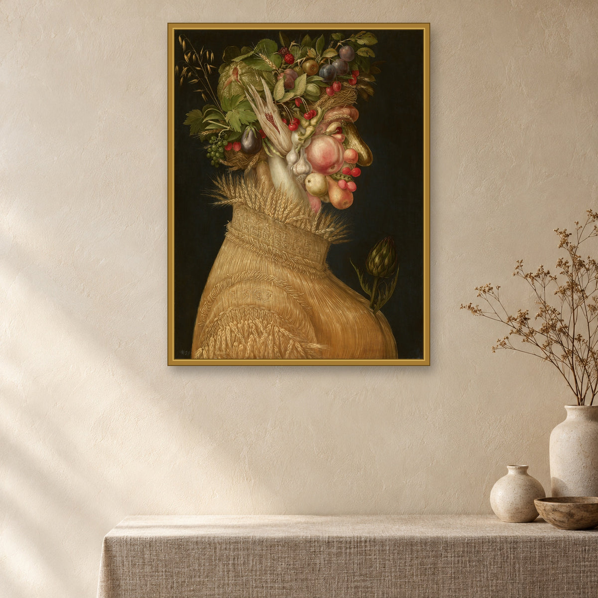 Summer by Giuseppe Arcimboldo — 02 room mockup
