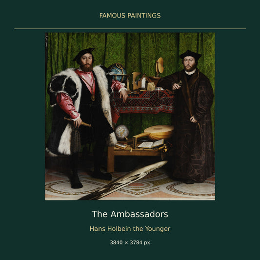 The Ambassadors by Hans Holbein the Younger — painting cover