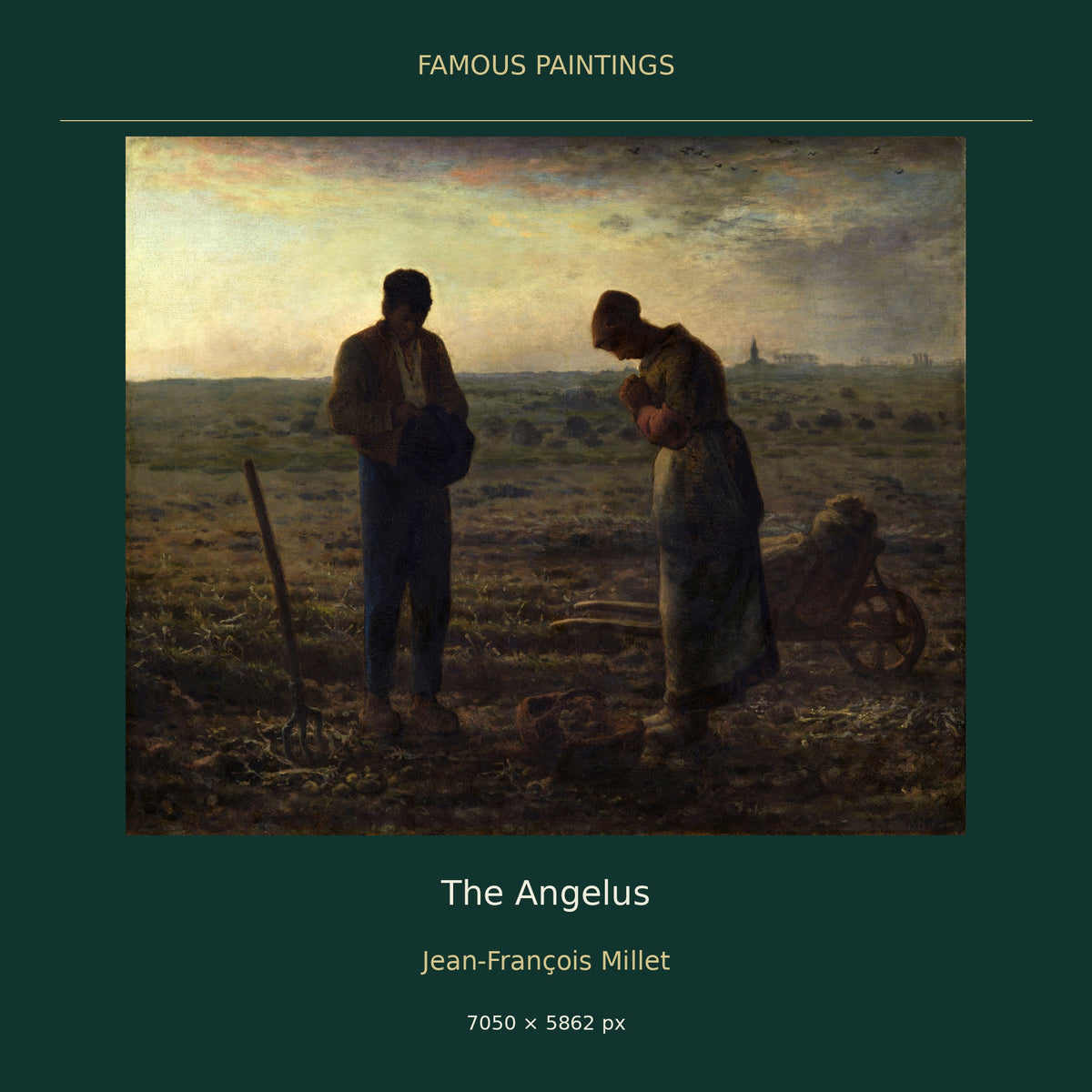 The Angelus by Jean-François Millet — cover
