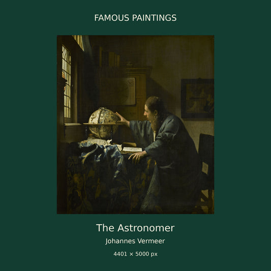 The Astronomer by Johannes Vermeer — 01 cover