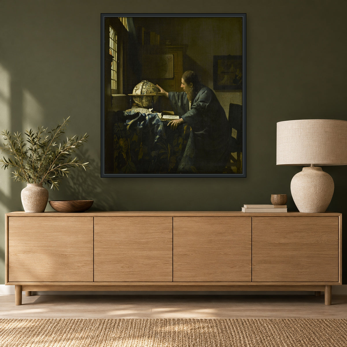 The Astronomer by Johannes Vermeer — 03 gallery mockup