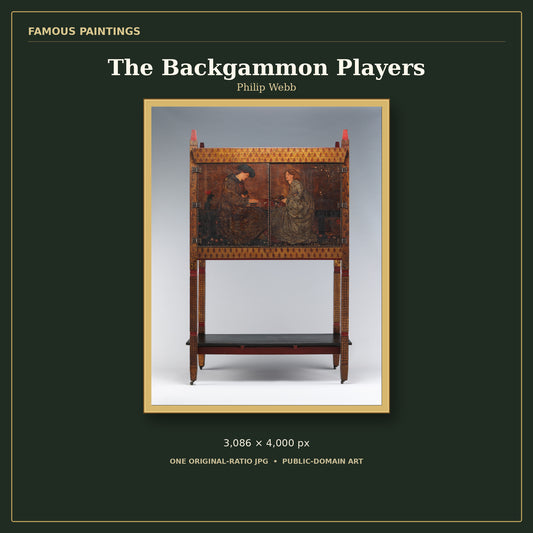 The Backgammon Players by Philip Webb, cover preview