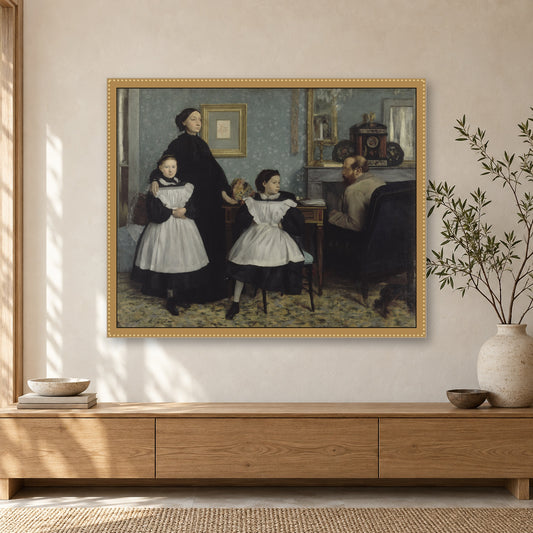 The Bellelli Family by Edgar Degas — framed room mockup