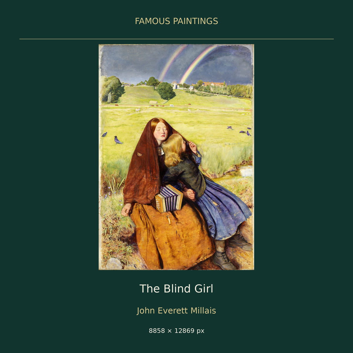 The Blind Girl by John Everett Millais — cover
