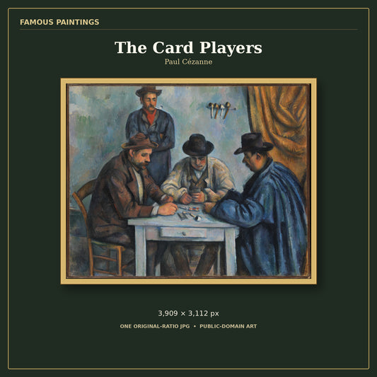 The Card Players by Paul Cézanne, cover preview