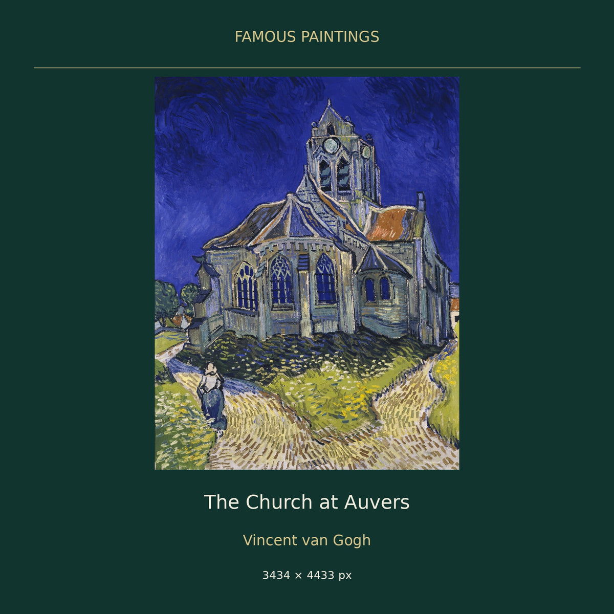 The Church at Auvers by Vincent van Gogh — cover