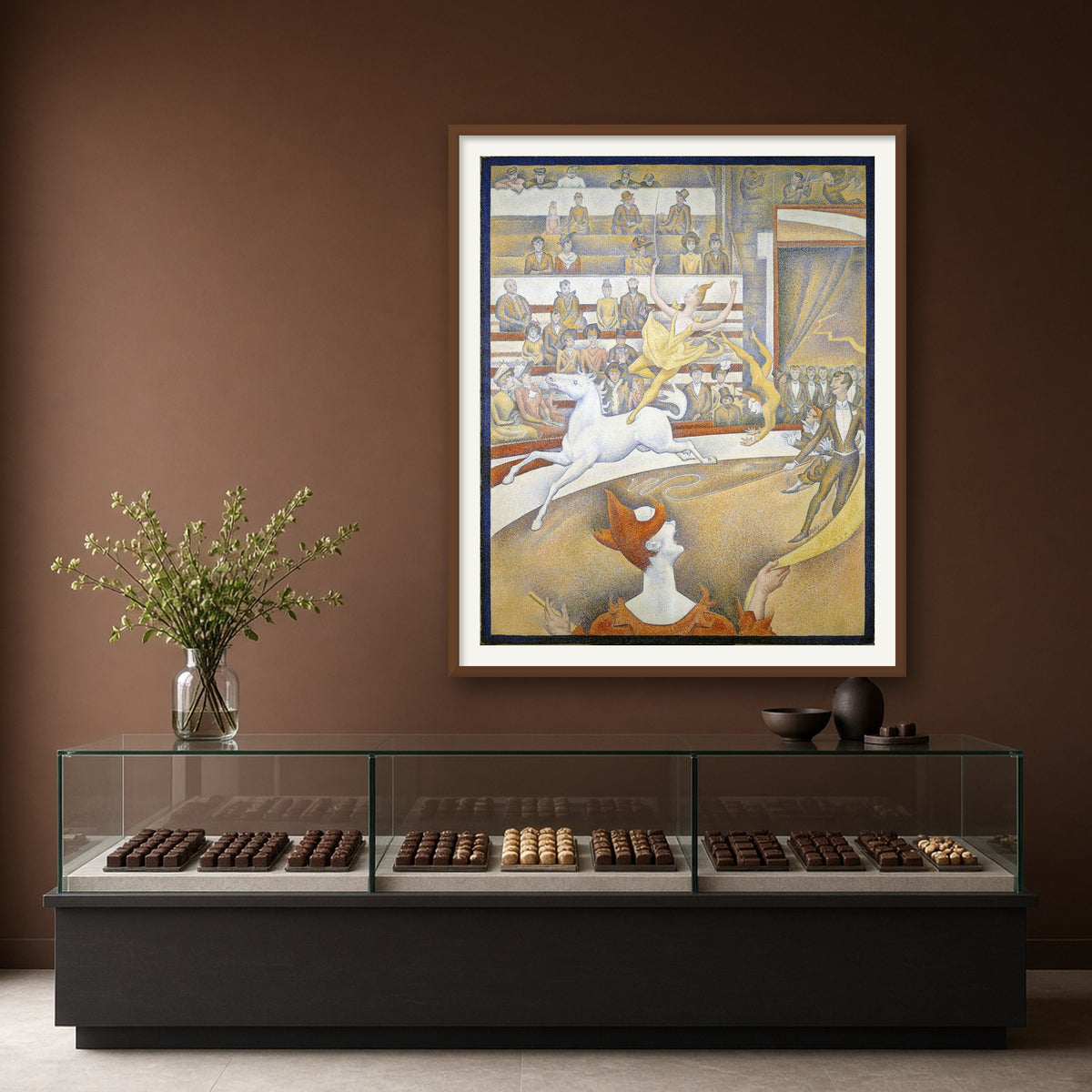 The Circus by Georges Seurat — room mockup
