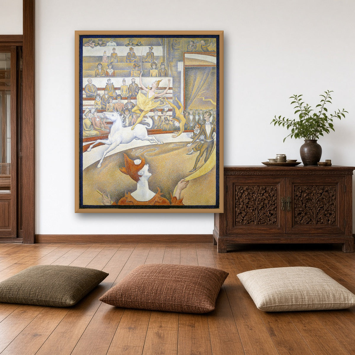 The Circus by Georges Seurat — framed art preview